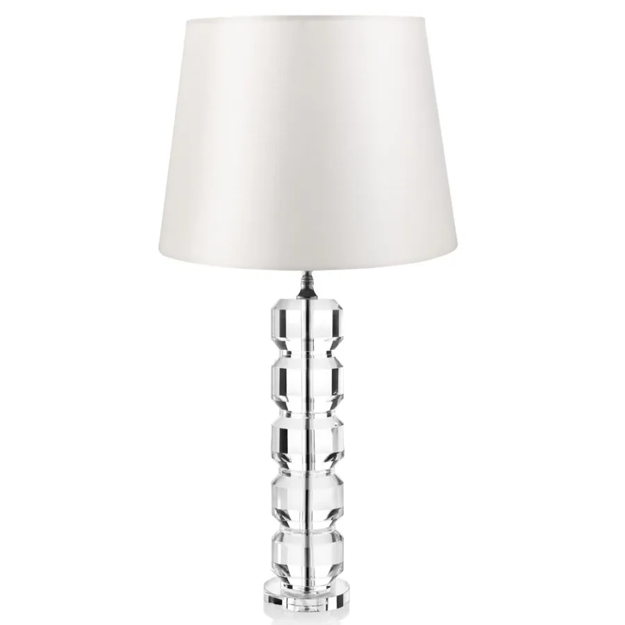 obrazek 1 Oryginalna lampa stołowa „Promień światła” wykonana z kryształu