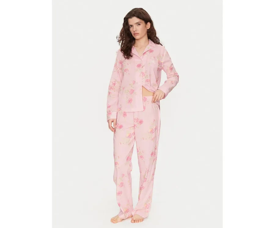 obrazek 1 LAUREN RALPH LAUREN Piżama ILN92403 Różowy Regular Fit