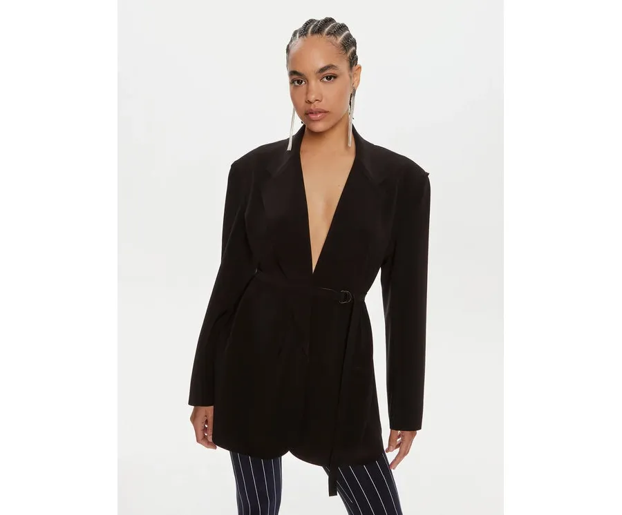 obrazek 1 NORMA KAMALI Marynarka KK4214PL158001 Czarny Regular Fit