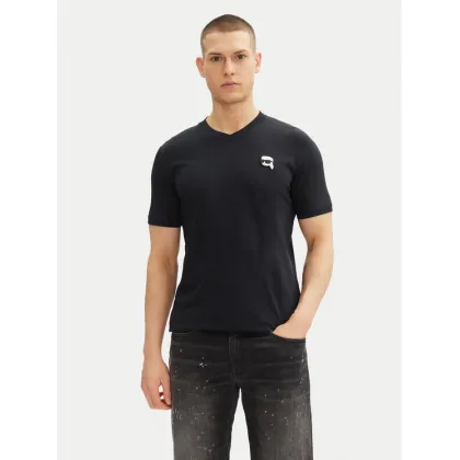 Zdjęcie KARL LAGERFELD T-Shirt 755021 552224 Granatowy Regular Fit