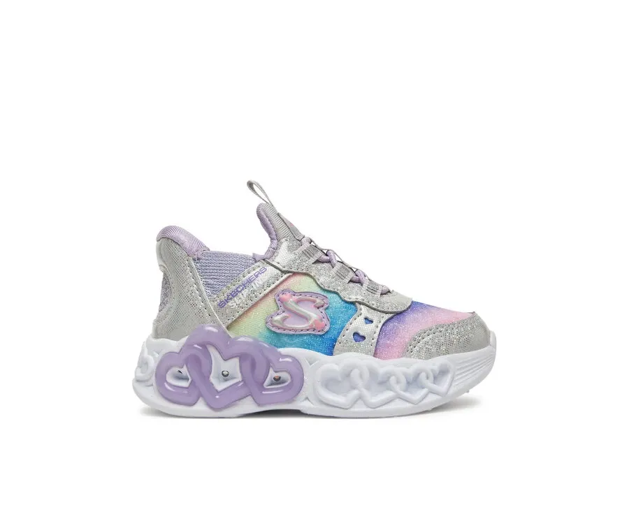 obrazek 1 Skechers Sneakersy Infinite Heart Lights-Eternal Shimmer 303755N/SMLT Srebrny