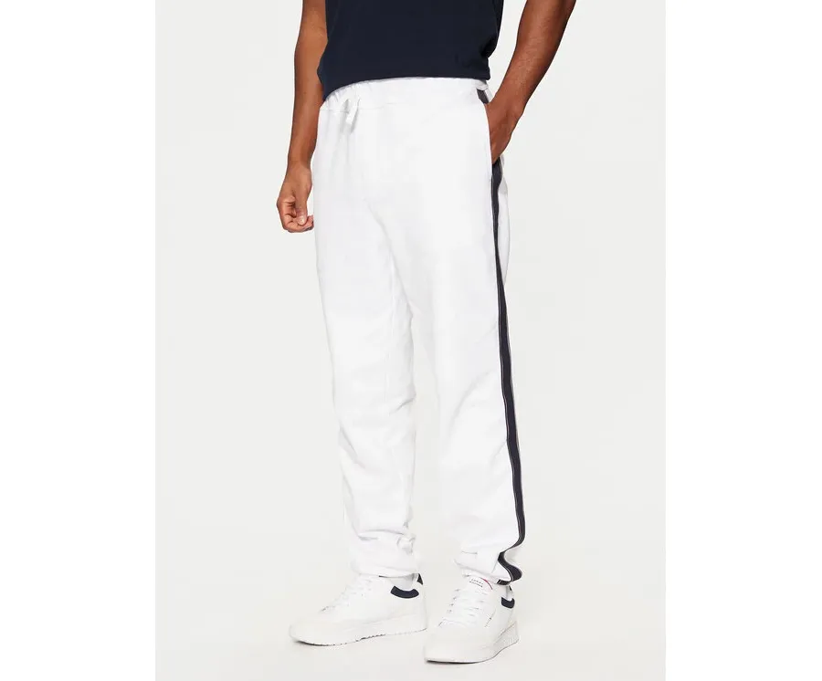 obrazek 1 Tommy Hilfiger Spodnie dresowe MW0MW37477 Biały Regular Fit