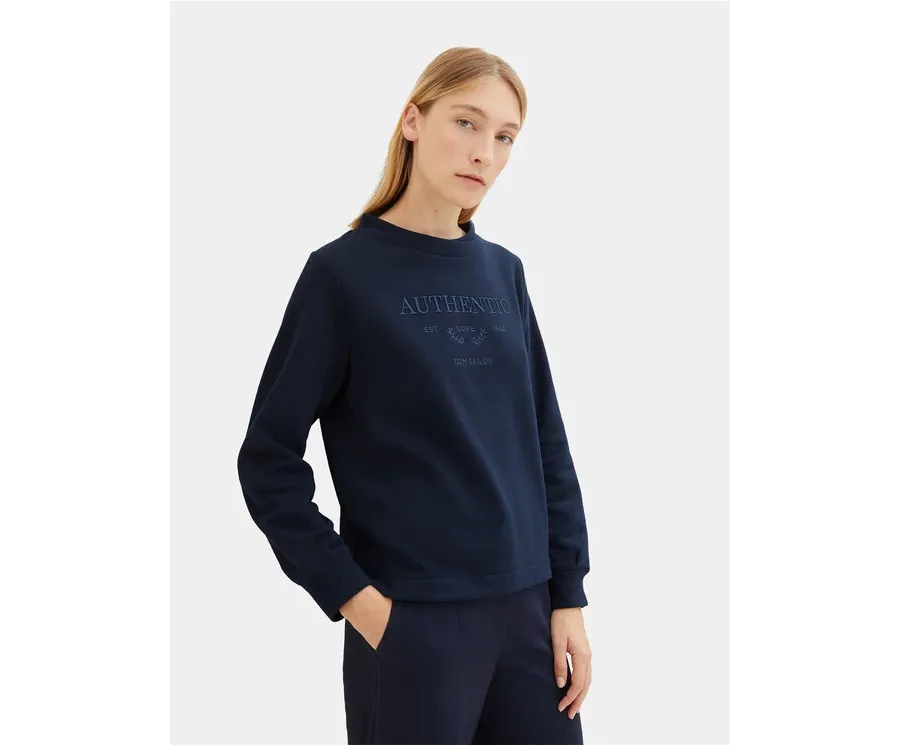 obrazek 1 Tom Tailor Bluza 1039069 Granatowy Regular Fit