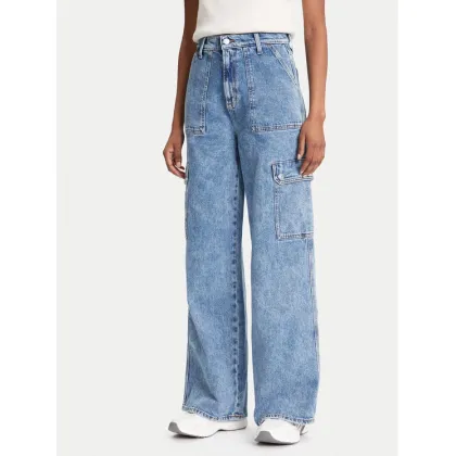 Zdjęcie Tommy Jeans Jeansy Claire DW0DW20479 Niebieski Wide Leg