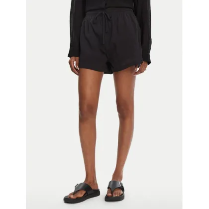 Zdjęcie Seafolly Szorty materiałowe Crinkle 55429-SH Czarny Regular Fit