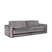 Picture Elegant MIAMI sofa with leather - Collecion Alexandra