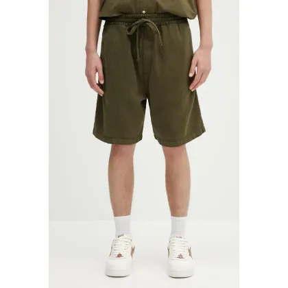 Zdjęcie Carhartt WIP szorty Rainer Short męskie kolor zielony I034818.41GD