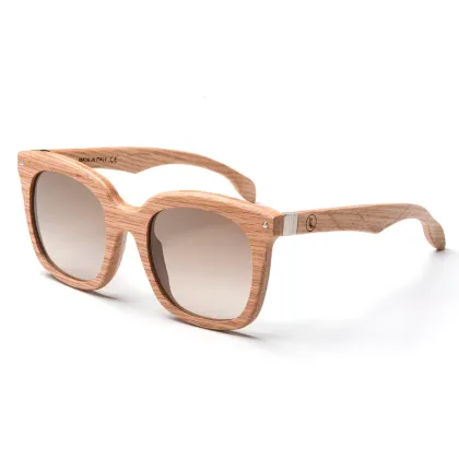 Zdjęcie Jasne dębowe okulary dla stylowej kobiety - Legno Light