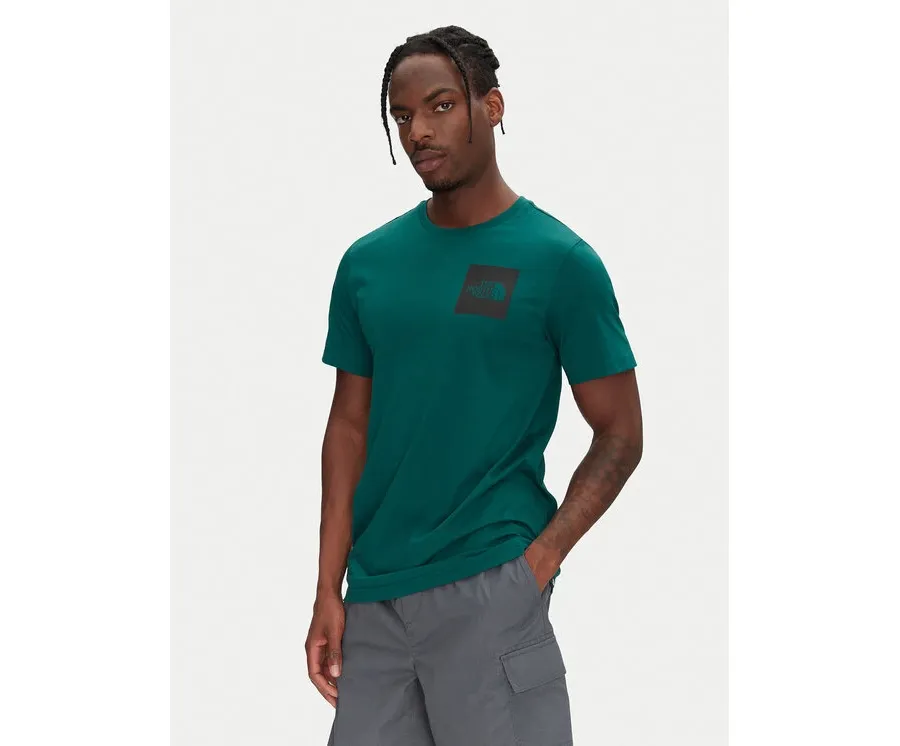 obrazek 1 The North Face T-Shirt SS Fine NF0A8A6M Zielony Regular Fit