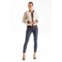 Picture Women's short jacket made of natural lamb fur - A&A Vesa