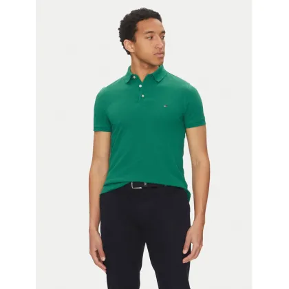 Zdjęcie Tommy Hilfiger Polo 1985 MW0MW17771 Zielony Slim Fit
