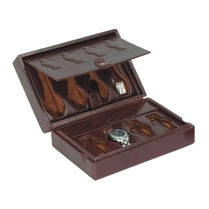 Zdjęcie Wyjątkowe pudełko na 8 zegarków - ze skóry