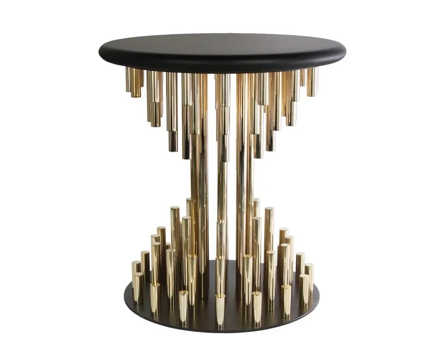 obrazek 1 Oryginalny mosiężny stołek, krzesło Projection