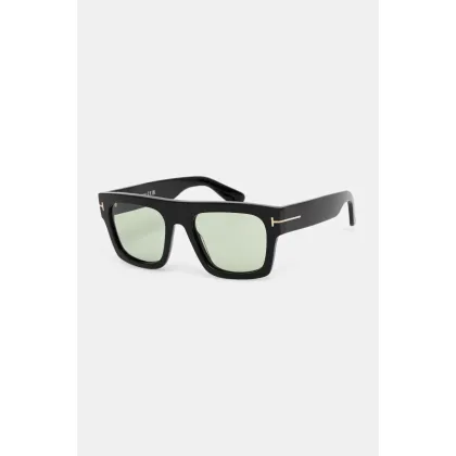 Zdjęcie Tom Ford okulary przeciwsłoneczne Fausto męskie kolor czarny FT0711_5301N