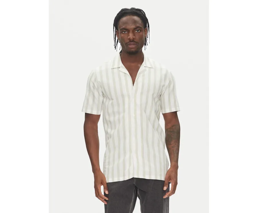 obrazek 1 Lindbergh Koszula 30-203321 Beżowy Relaxed Fit