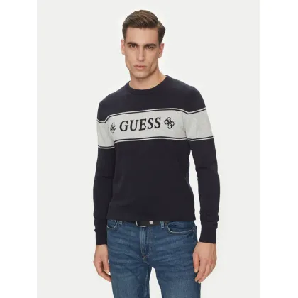 Zdjęcie Guess Sweter M5GR05 Z3MI1 Granatowy Regular Fit