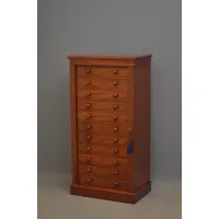 Zdjęcie Najwyższej jakości wczesna wiktoriańska szafka kolekcjonerska - antyk