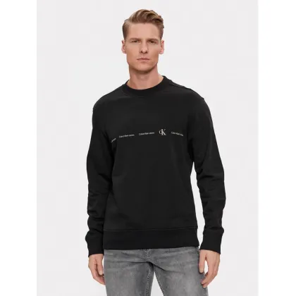 Zdjęcie Calvin Klein Jeans Bluza Logo Repeat J30J324624 Czarny Regular Fit