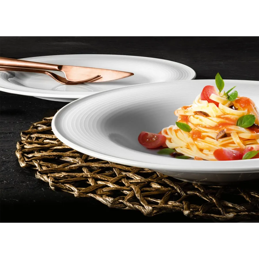 obrazek 4 Płaski okrągły talerz do chleba z porcelany 17 cm - Seltmann Weiden