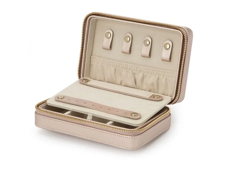 obrazek 1 Elegancka szkatułka podróżna na biżuterię Palermo Rose Gold