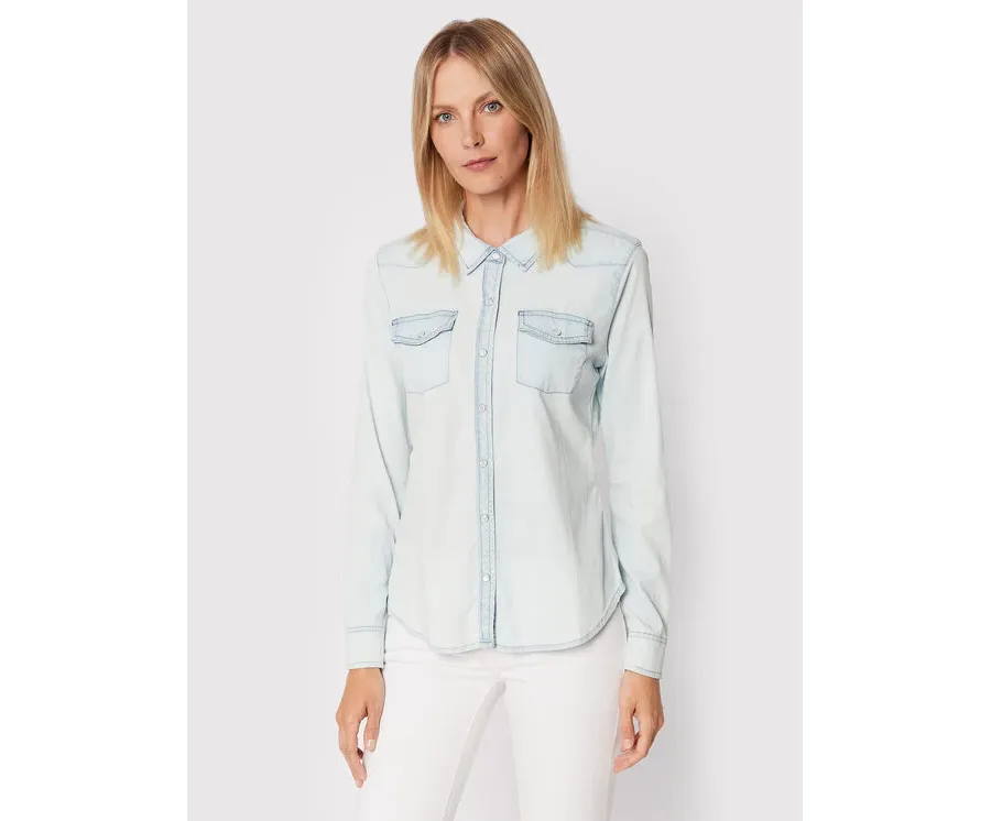 obrazek 1 Guess Koszula jeansowa W2GH75 D4NA0 Niebieski Regular Fit