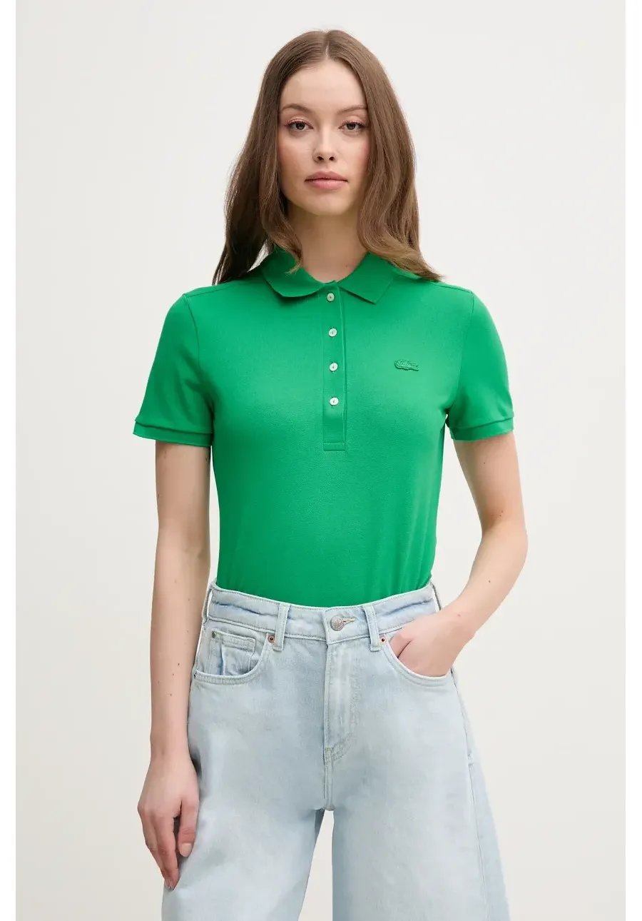 obrazek 1 Lacoste polo damski kolor zielony