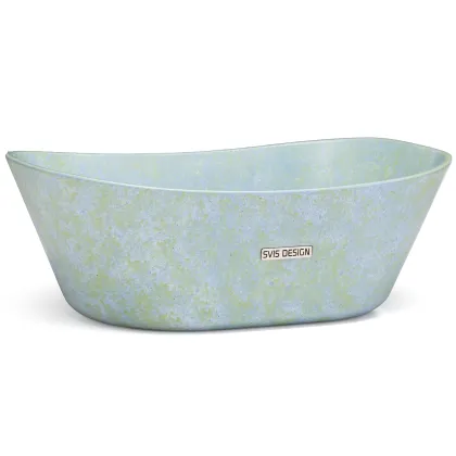 Zdjęcie Oszałamiająca umywalka 50 cm LIBRA BASIC – GRANITE, niebieski i zielony, lakier półmatowy