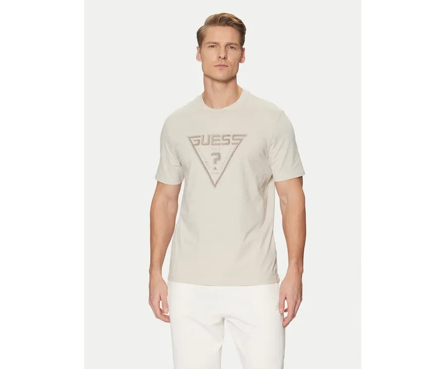 obrazek 1 Guess T-Shirt Z5RI03 I3Z14 Beżowy Regular Fit
