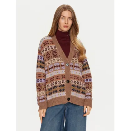 Zdjęcie Weekend Max Mara Kardigan Eccelso 2425346062 Brązowy Relaxed Fit