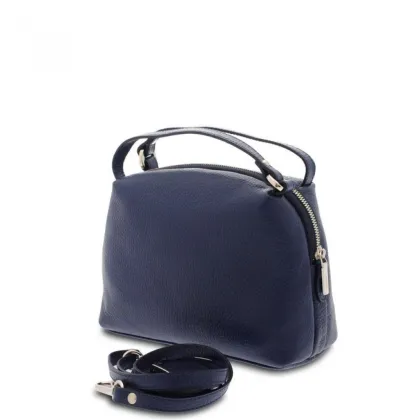 Zdjęcie Włoska skórzana torebka na ramię - Giudi