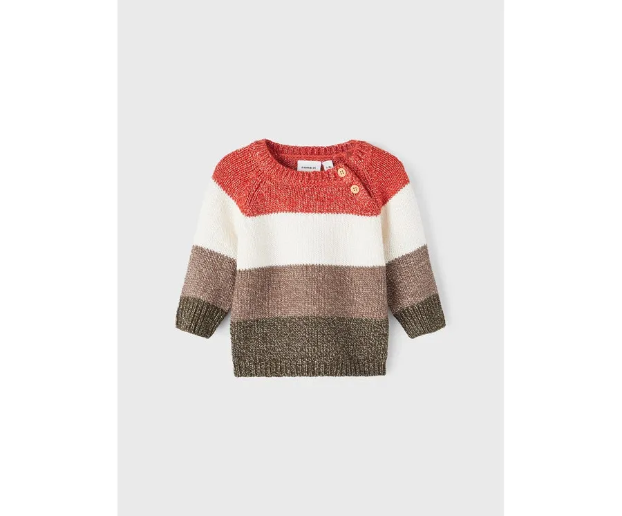 obrazek 1 NAME IT Sweter 13207104 Kolorowy Regular Fit