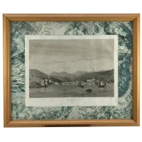 Zdjęcie André Durand Widok na Rio Marina 1862 rok