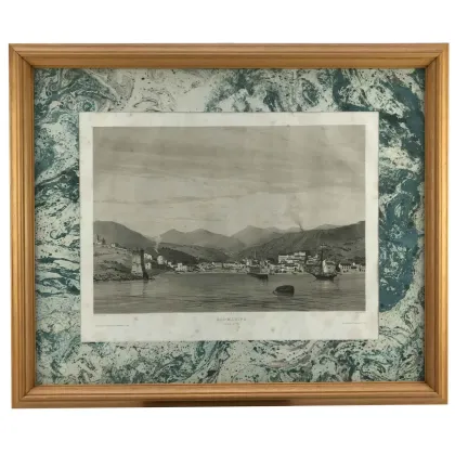 Picture André Durand View of Rio Marina 1862