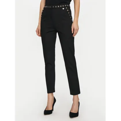 Zdjęcie LOLA CASADEMUNT Spodnie materiałowe LF2414008 Czarny Regular Fit