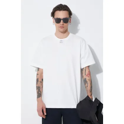 Zdjęcie Ader Error t-shirt Langle męski kolor biały gładki BN01SSTS0108