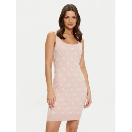 Zdjęcie Guess Sukienka dzianinowa W4BK98 Z3JD2 Różowy Bodycon Fit