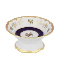 Zdjęcie Mała zdobiona patera z porcelany