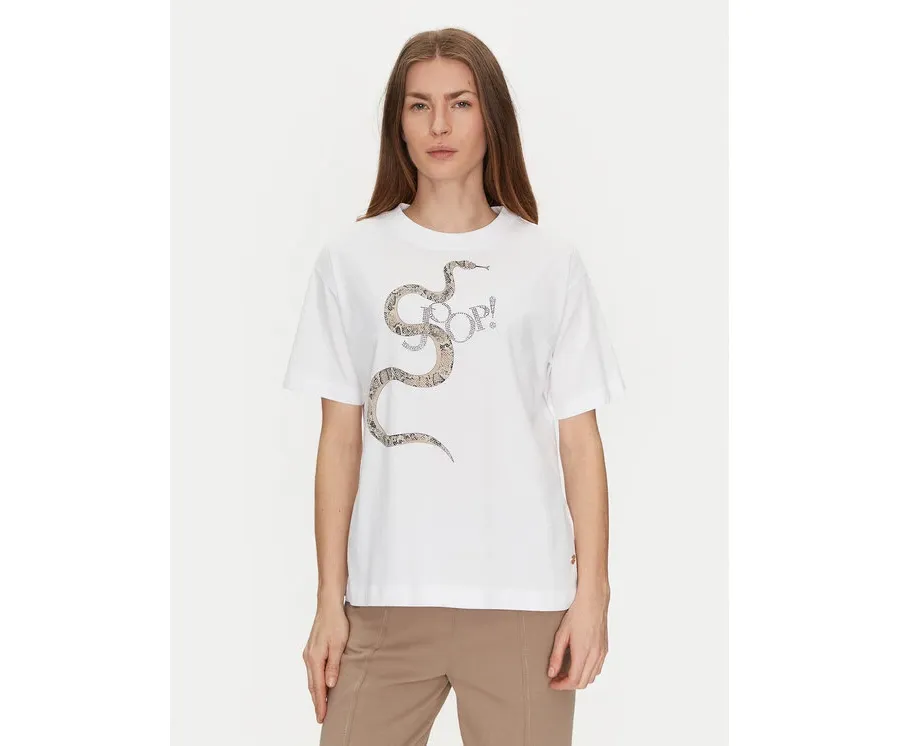 obrazek 1 JOOP! T-Shirt 30045271 Biały Regular Fit