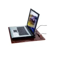 Picture Leather laptop pad - 17 inches - Absolute Breton