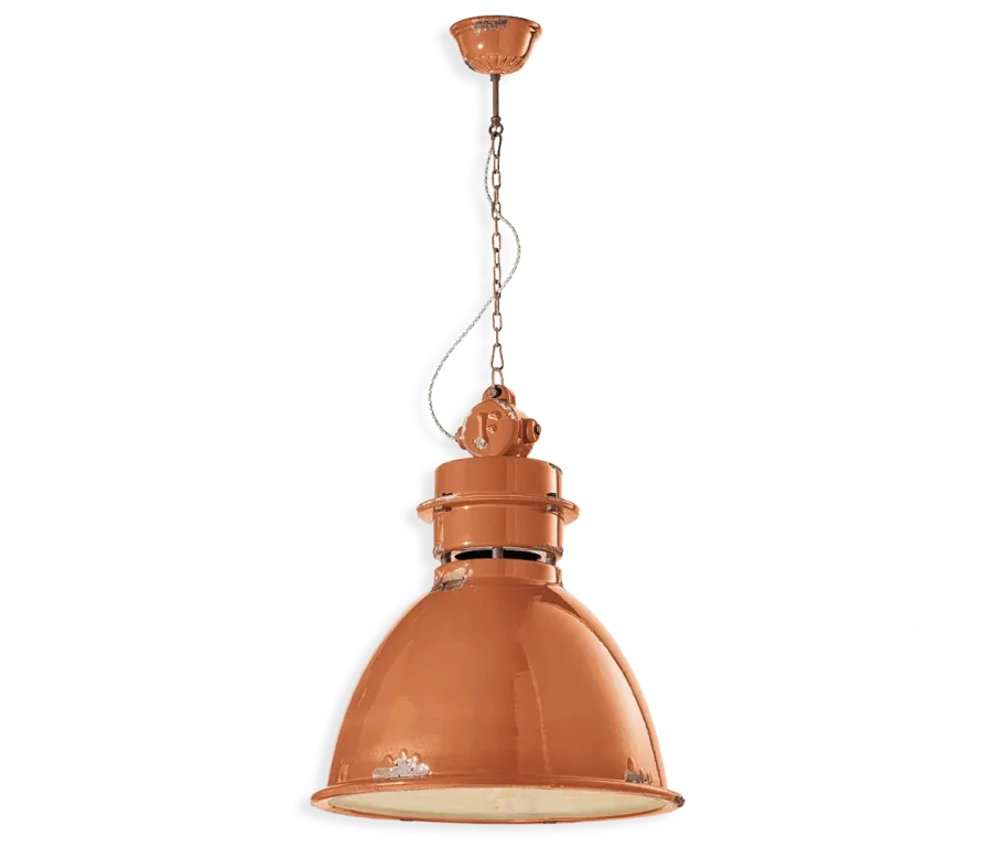 obrazek 6 Włoska duża lampa wisząca Industrial w stylu retro