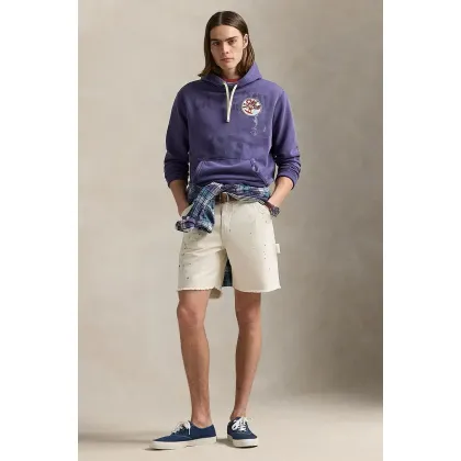 Zdjęcie Polo Ralph Lauren szorty bawełniane Flat Front męskie kolor biały 710963172