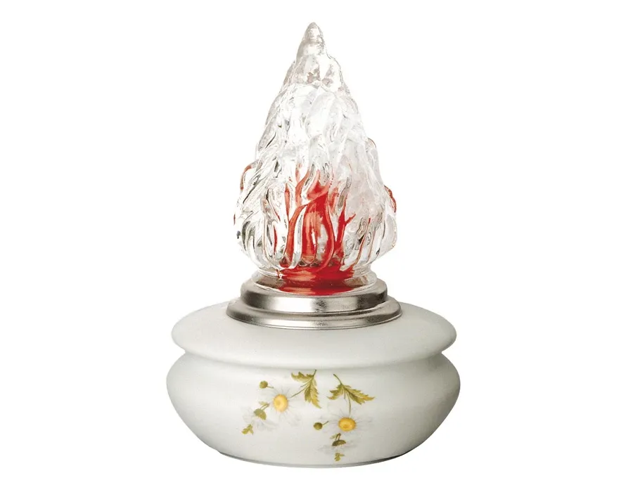 obrazek 1 Zjawiskowa elektryczna lampa porcelanowa na nagrobki