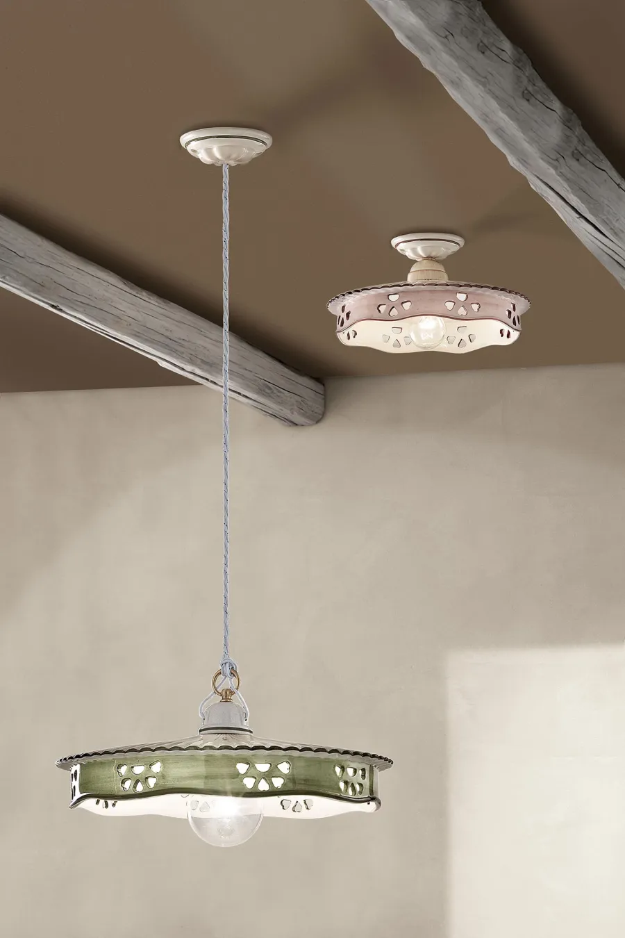 obrazek 2 Klasyczna włoska lampa wisząca