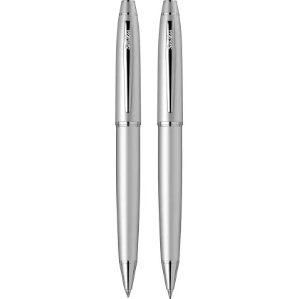 Zdjęcie Upominkowy komplet do pisania - mosiężny długopis i ołówek