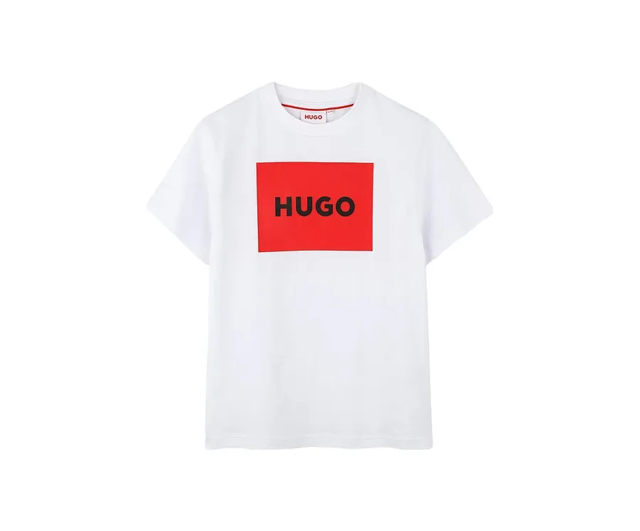 obrazek 1 HUGO T-Shirt G00334 D Biały Regular Fit