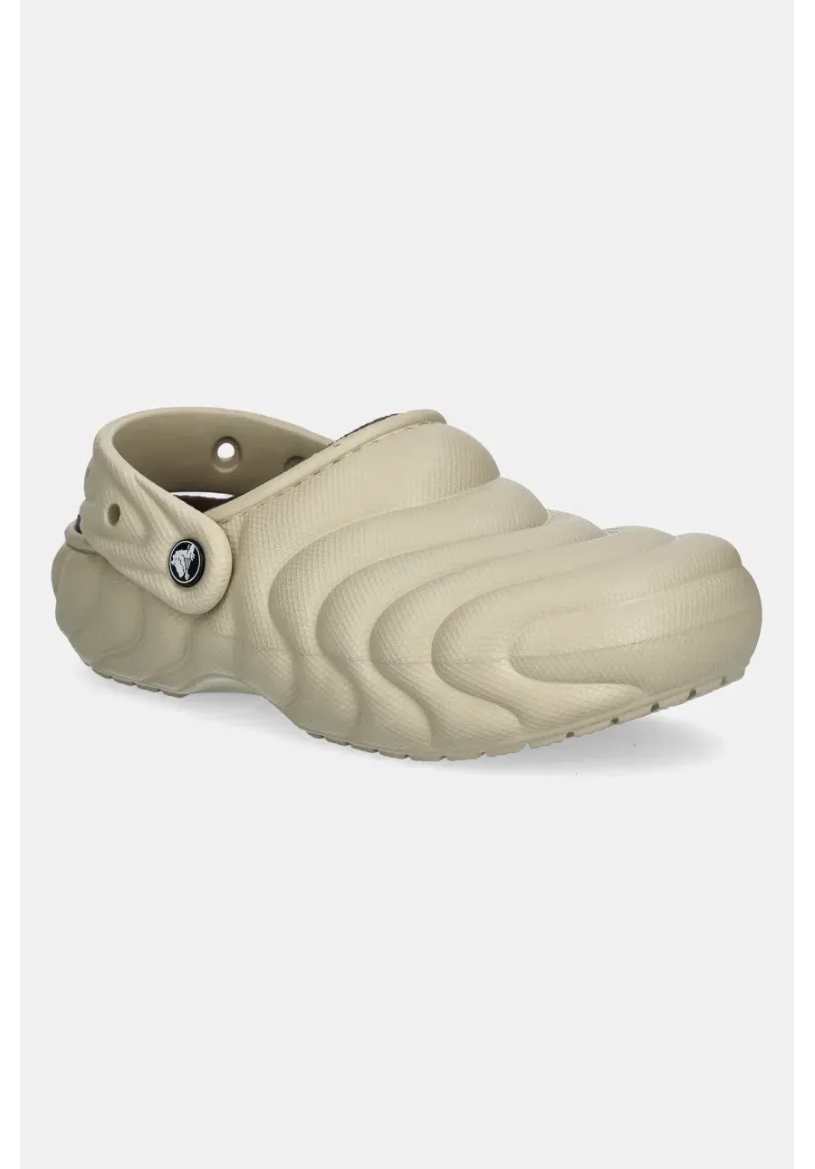 obrazek 1 Crocs kapcie Classic Lined Overpuff Clog kolor żółty 210059