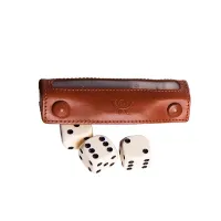 Picture Dice case - leather - Absolute Breton