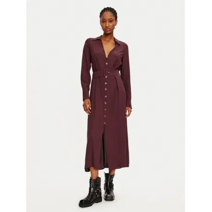 Zdjęcie TWINSET Sukienka koszulowa 242TT2320 Bordowy Loose Fit