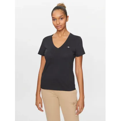 Zdjęcie Gant T-Shirt Shield 4200750 Czarny Regular Fit