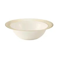 Picture A unique round medium-sized porcelain bowl decorated with an intricate gold pattern - Tettau